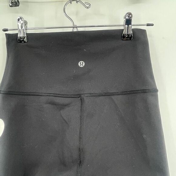 Lululemon Black X Soul Cycle Compression High Waisted Fitted Leggings Size 6 - Picture 3 of 5